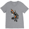 deathstroke marron V-Neck Tee