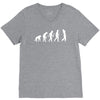 evolution of a golfer V-Neck Tee