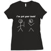 i've got your back t shirt Ladies Fitted T-Shirt