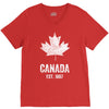 Canada Est 1867 V-Neck Tee