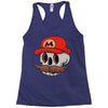 mario skull Racerback Tank