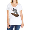 the darth king Ladies Curvy T-Shirt