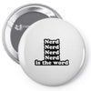 nerd is the word Pin-back button