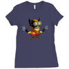 minion wolverine Ladies Fitted T-Shirt