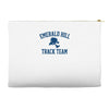 emerald hill track team Accessory Pouches
