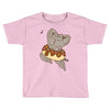 Pusheen the Cat Muscular with Donut Toddler T-shirt
