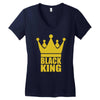 black king Women's V-Neck T-Shirt