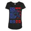 usa 2 Maternity Scoop Neck T-shirt