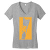 rock climbing wall climb indoor outdoor 2 Women's V-Neck T-Shirt