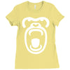 gorilla face Ladies Fitted T-Shirt