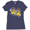 paper bad duo Ladies Fitted T-Shirt