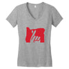 hand love Women's V-Neck T-Shirt