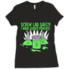screw lab safety i want super powers Ladies Fitted T-Shirt