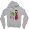 save the princess Zipper Hoodie