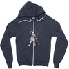 hawkins waffles Zipper Hoodie