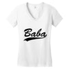 baba (2) Women's V-Neck T-Shirt