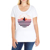 Wolf Ladies Curvy T-Shirt