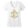 why would you put that on the internet Women's V-Neck T-Shirt