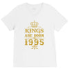 kings are born in 1995 V-Neck Tee