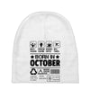 Born In October Baby Beanies