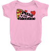 pizza is my valentine Baby Bodysuit