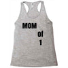 mom of 1 Racerback Tank