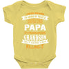 Super Cool Papa Of A Freaking Awesome Grandson Baby Onesie
