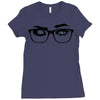 glasses Ladies Fitted T-Shirt