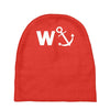 w anchor funny pub joke Baby Beanies