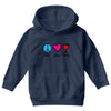 peace love wine Youth Hoodie