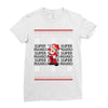 ugly super mario christmas Ladies Fitted T-Shirt