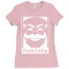mr. robot tv series banksy fsociety Ladies Fitted T-Shirt