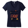 my favorite season is the fall of the patriarchy Women's V-Neck T-Shirt