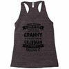 Super Cool Granny Of A Freaking Awesome Grandson Racerback Tank