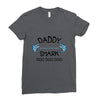 daddy shark doo doo doo Ladies Fitted T-Shirt