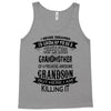 Super Cool Grandmother Of A Freaking Awesome Grandson Tank Top