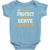 to protect and serve the rich Baby Bodysuit