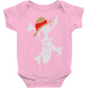 melted logo Baby Onesie