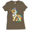 Robotic Baby Unicorn Ladies Fitted T-Shirt