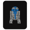 r2d2 typography Mousepad