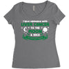 I Love Someone with Liver Cancer to The Moon and Back to Infinity Women's Triblend Scoop T-shirt