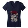 cattle decapitation (alone at the landfill) Women's V-Neck T-Shirt