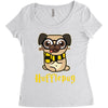 Hufflepug Women's Triblend Scoop T-shirt