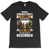 Never Underestimate A Man Who Watches The 100 And Was Born in December T-Shirt