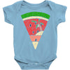 watermelon and beach Baby Onesie
