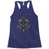 lion el rich eyes Racerback Tank