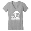 98% chimpanzee Women's V-Neck T-Shirt
