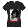 Aretha Franklin Queen Women's V-Neck T-Shirt