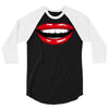 lips red 3/4 Sleeve Shirt