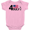 july 4 independence day Baby Bodysuit